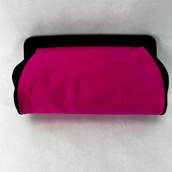 PRADA Candy Pink Satin Clutch - Picture 3 of 9
